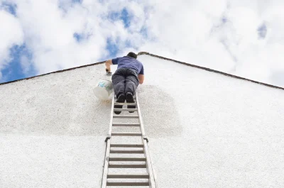 Peinture extérieure à Baleix — façades et ravalement